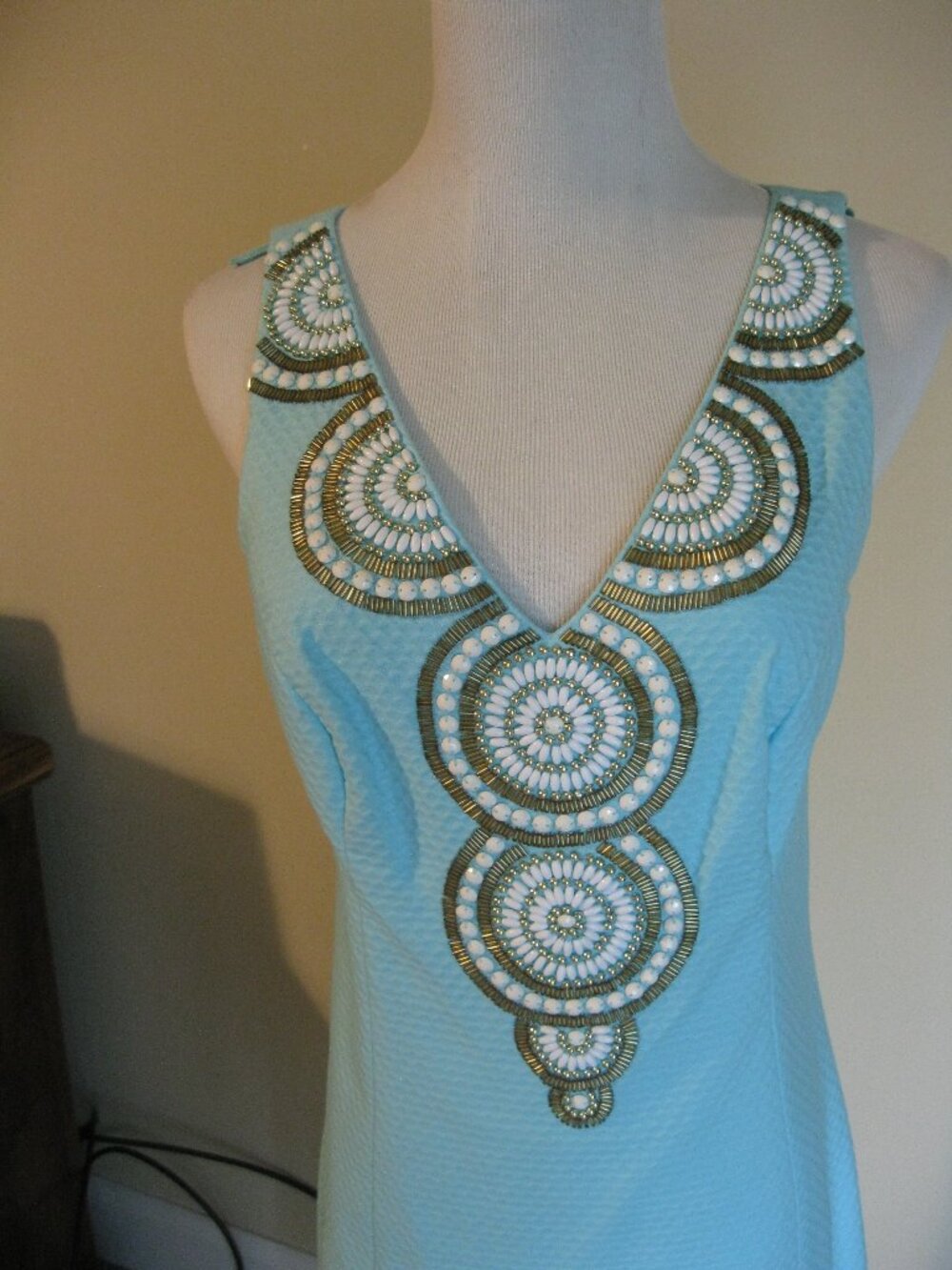 NWT Lilly Pulitzer Gabby Serene Blue Shift Dress Size 12 Tiffany blue